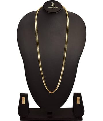 JFL - Jewellery For Less Golden Copper Necklace Set ( Pack of 1 )
