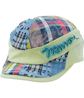 Zacharias Unisex Kids Cotton Beret Golf Cap jk-14 (Yellow_1-4 Years) (Pack of 1)