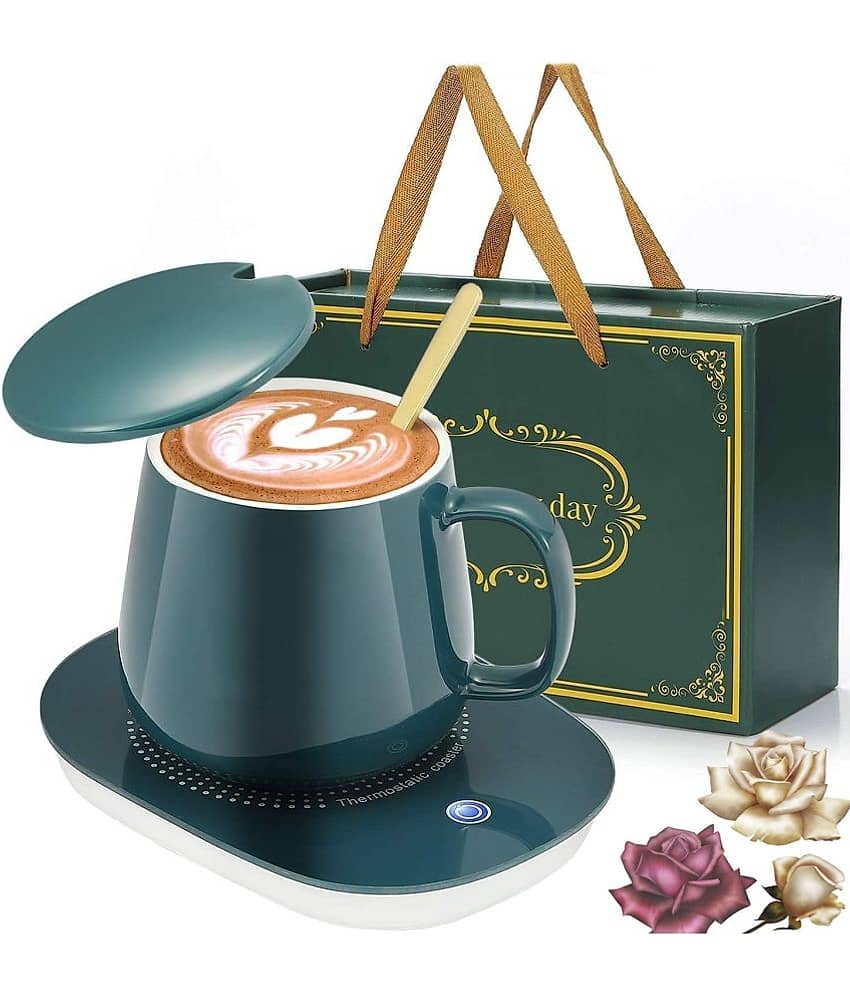 VVORAA - Porcelain Self Stirring Coffee Set 200 ml ( Pack of 1 )