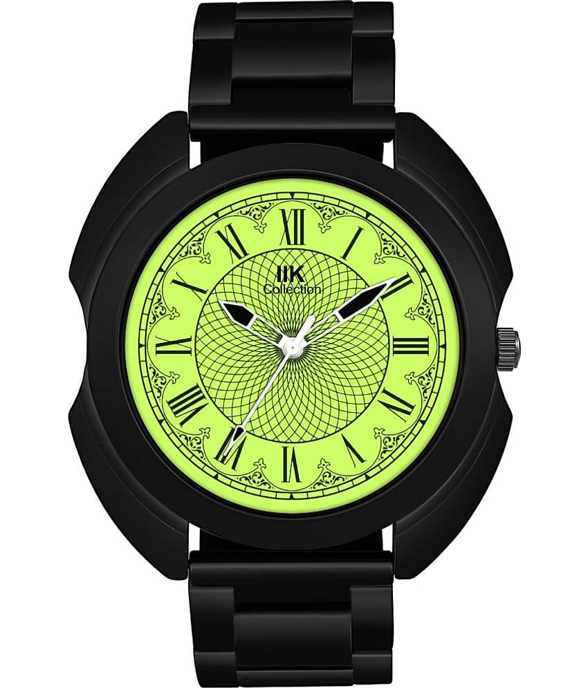 IIK COLLECTION - Black Stainless Steel Analog Men's Watch