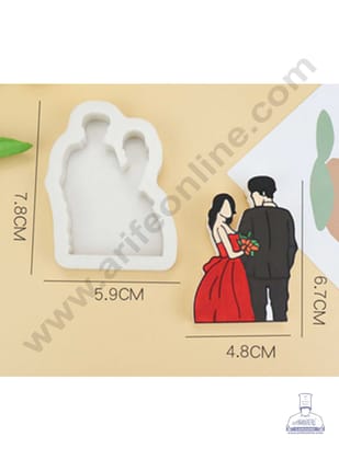 CAKE DECOR™ Couples Shape Silicone Fondant Mold Silicon Marzipan Mould SBSP-DYF6482
