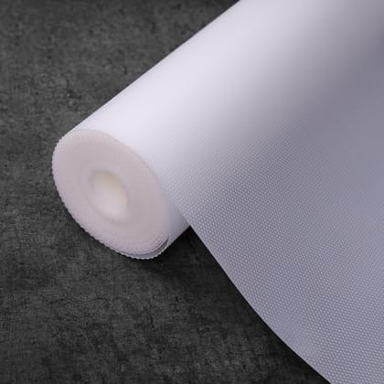 60cm x 5m Multipurpose Waterproof Diamond Anti-Slip Shelf Liner Mat Clear-60cm x 5m / Clear