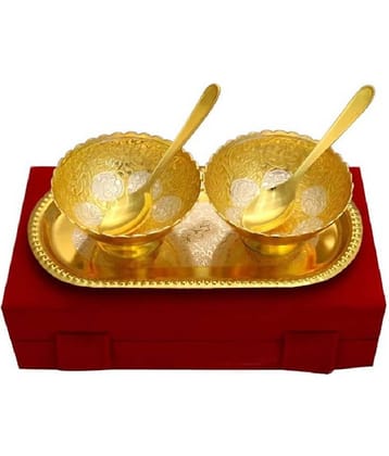 Spherulemuster - Aluminium Pooja Bowl 20 cm ( Pack of 5 )