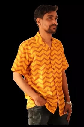 Tisser Handwoven Sambhalpuri Cotton Mens Shirt