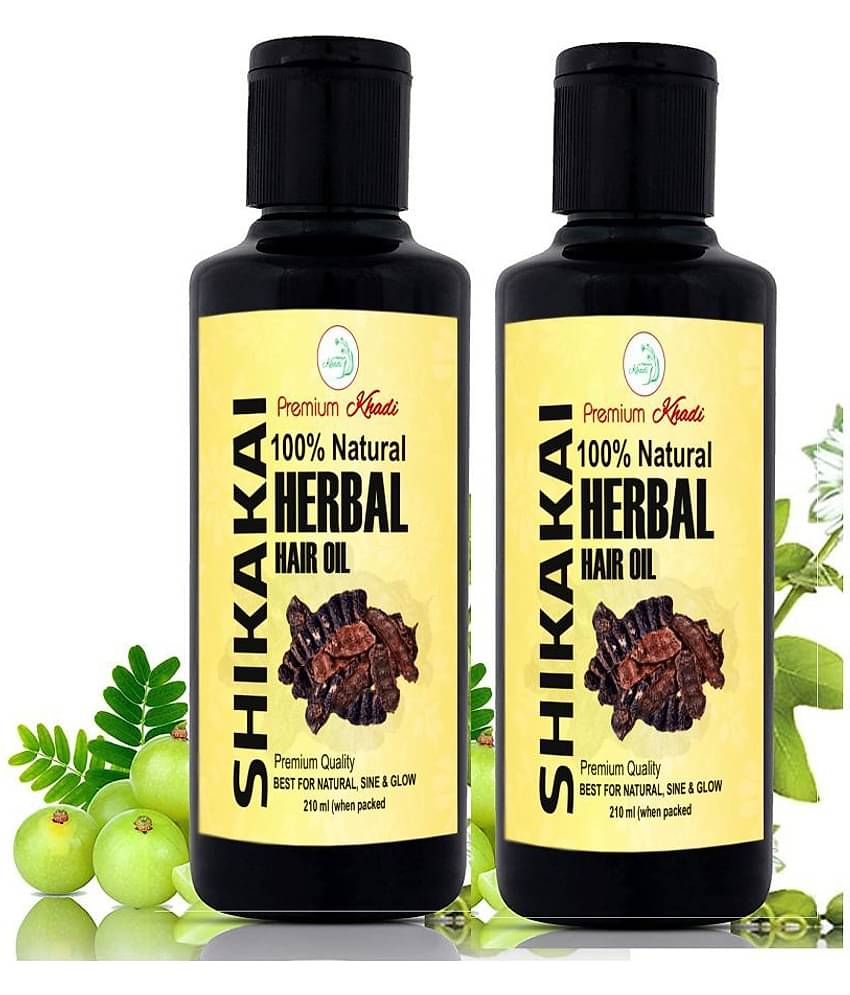 Premium Khadi Herbal Shikakai Hair oil 420 mL
