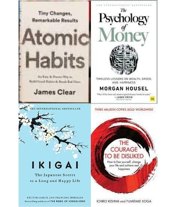 Atomic Habits + The Psychology of Money + Ikigai + The Courage To Be Disliked