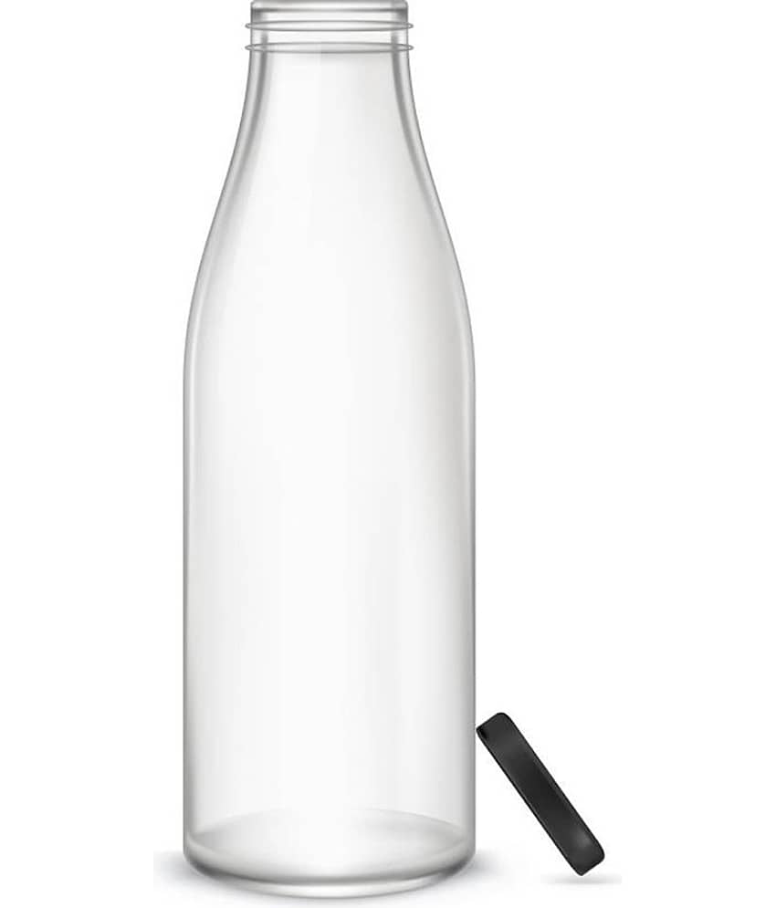 AFAST Stylish Bottle White 1000 mL Glass Water Bottle set of 1