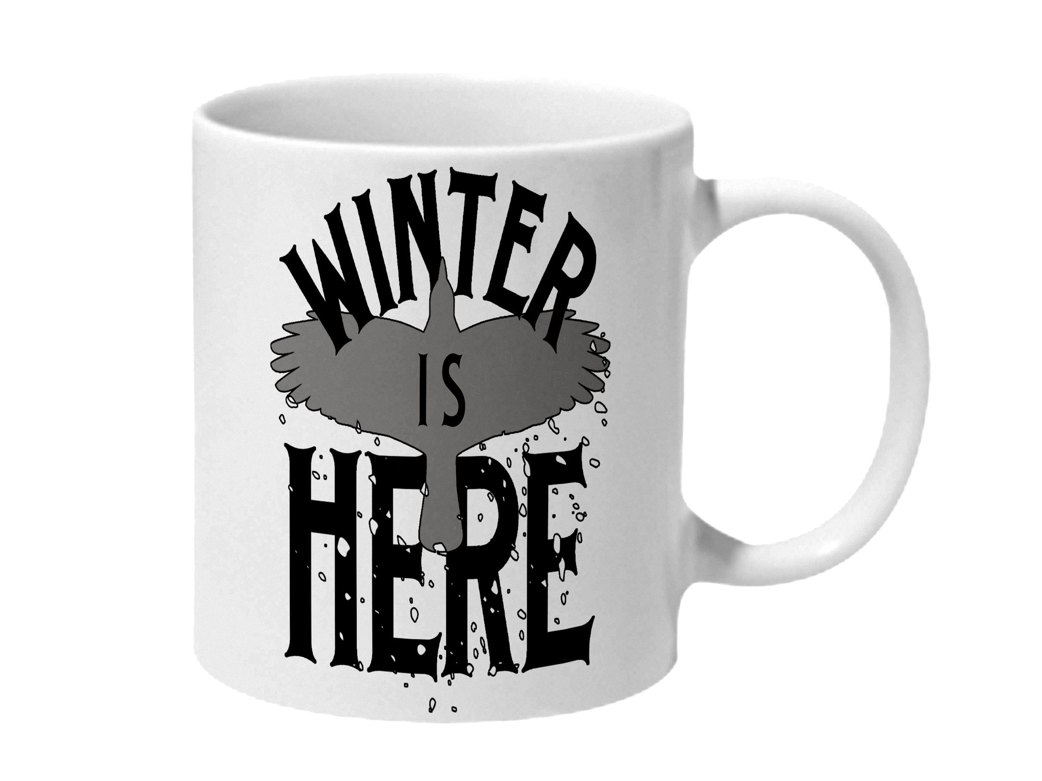 Multicolor Game Of Thrones Winter Is Here Crow Ceramic Mug