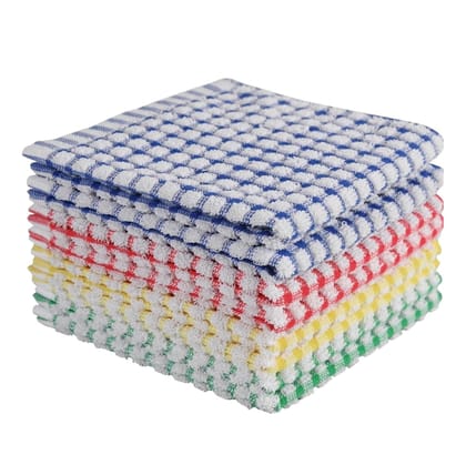 Kitchen Washing Dish Cloths, 12 Inch x 12 Inch (Pack of 8)