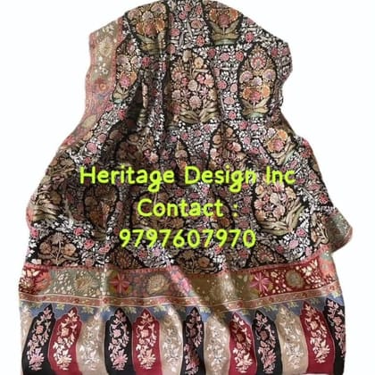 Pashmina Jamawar Shawl – Handwoven Kashmiri Elegance for Weddings & Global Luxury Wear | Heritage Design Inc