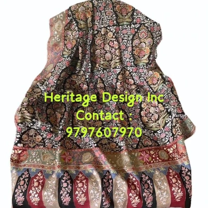 Pashmina Jamawar Shawl – Handwoven Kashmiri Elegance for Weddings & Global Luxury Wear | Heritage Design Inc
