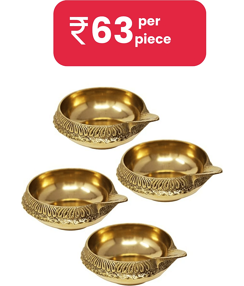 Diya - Brass (Pack of 4)