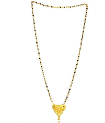 JIPPA - Golden Mangalsutra ( Pack of 1 )
