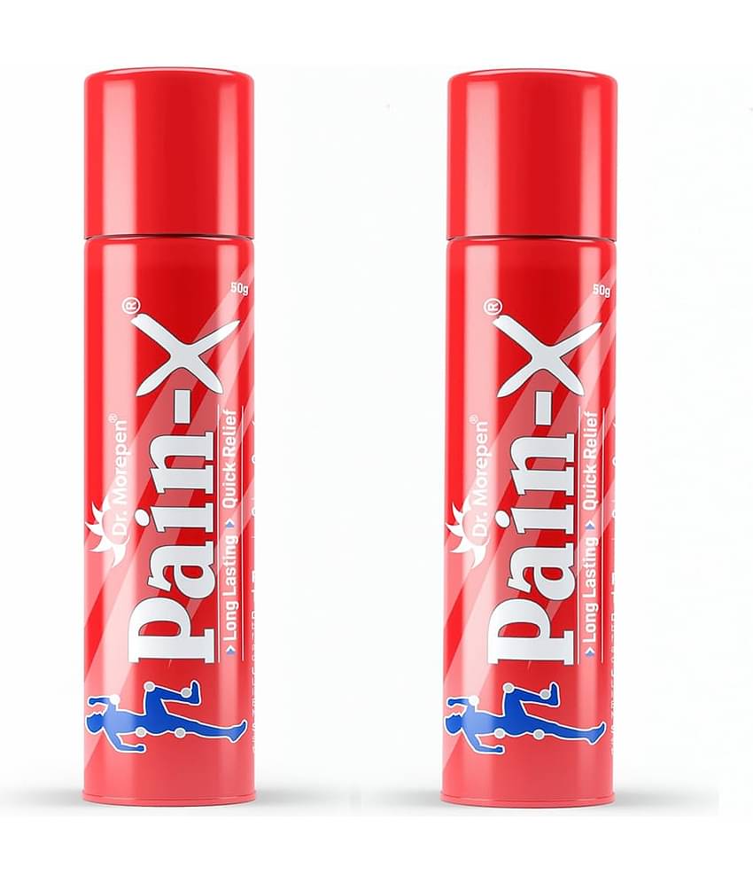 Dr. Morepen Pain-X Body Pain Relief Spray - 50g, Pain Relief Spray Pack Of 2