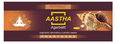 AASTHA AGARBATTI PRARTHANA - 20 GM