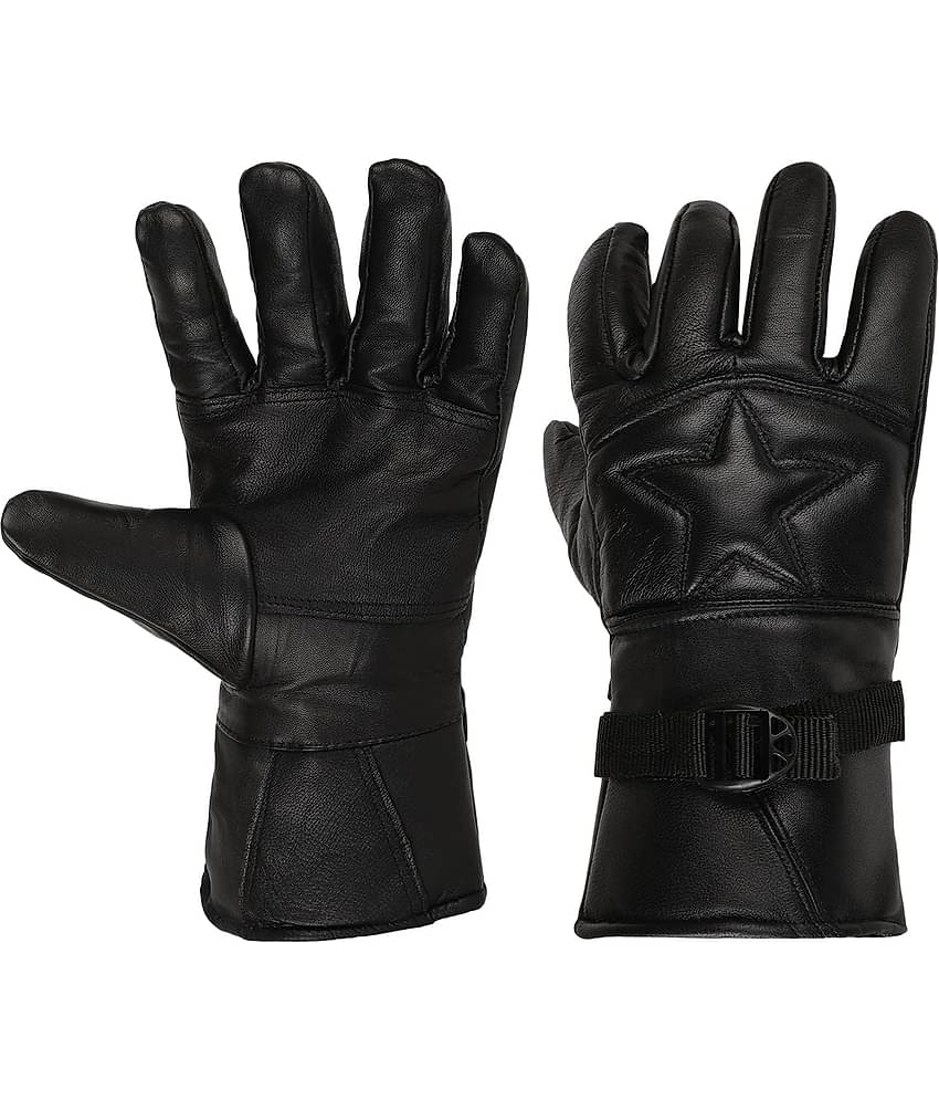 ATIPRIYA Leather Glove Unisex Leather Gym Gloves With Full-Finger Length