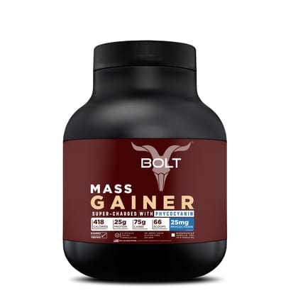 Bolt Mass Gainer | For Muscle Gainer & Weight Gain | USA Formulation & Origin-5lbs / Madagascar Vanilla