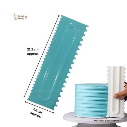Icing Comb Cake Scraper For Icing And Decoration - 001