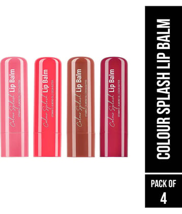 Hilary Rhoda Glossy Lip Balm ( Pack of 4 )