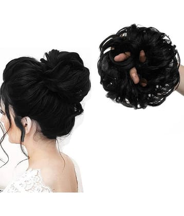 kare beauty Black Hair Bun ( Pack of 1 )