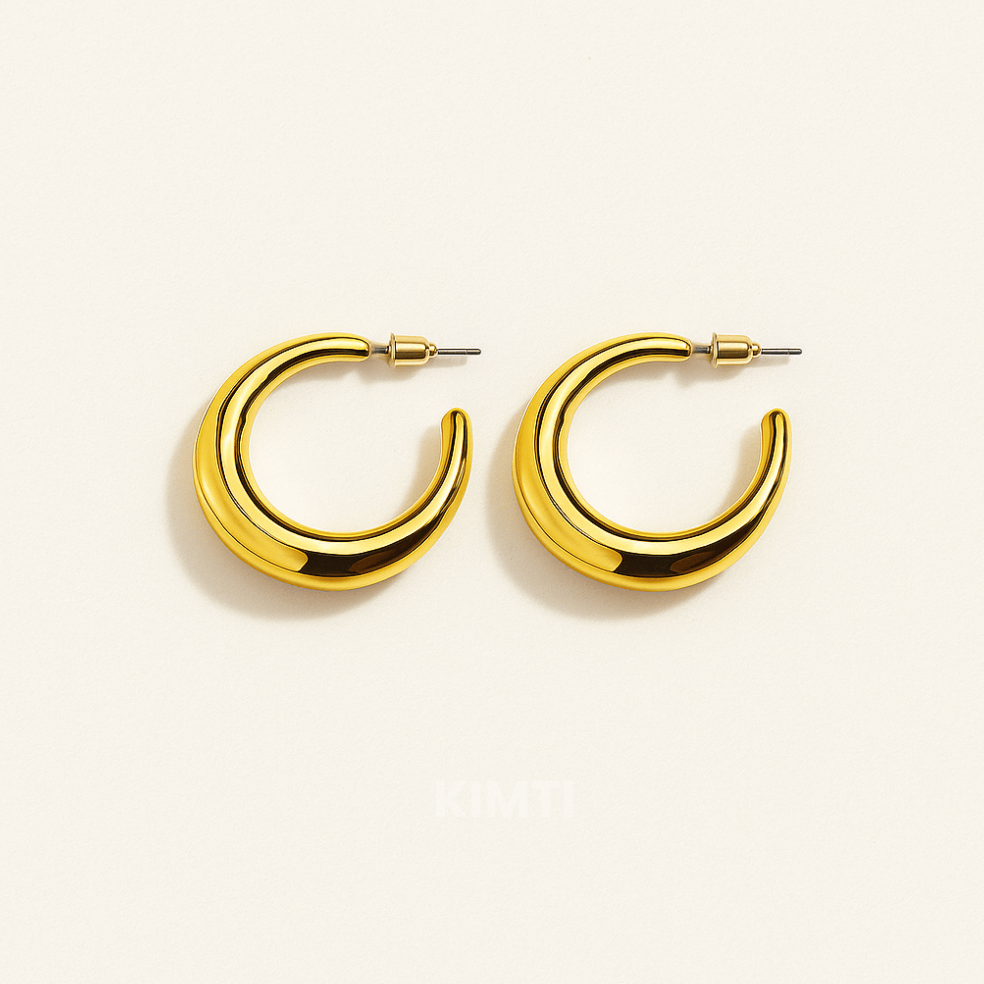 18K Gold Plated  hoop Earring