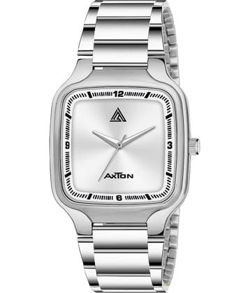 Axton Silver Stainless Steel Analog Men's Watch