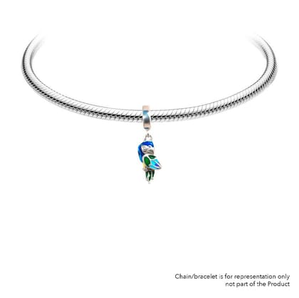 Blu | 925 Silver charms for Bracelets / Chain-Free / Silver / Modern