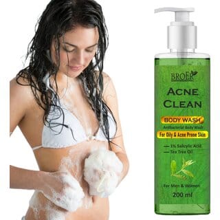 Broer Acne Clean Body Wash with Salicylic Acid & Tea Tree Oil Antibacterial Shower Gel (200 ml)