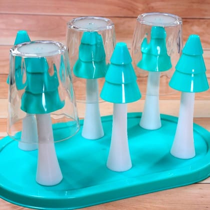 Plastic Glass Stand Antique / Tumbler Holder / Glass Holder for Kitchen / Dining Table