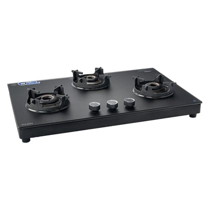 3 Burner Ultra Slim Matt Glass LPG Stove with High Flame Forged Brass Burner (CT1037USMG) 3 Burner Ultra Slim Matt Glass LPG Stove with High Flame Forged Brass Burner (CT1037USMG)