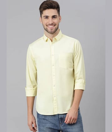 Dennis Lingo - Light Blue 100% Cotton Slim Fit Men's Casual Shirt ( Pack of 1 )