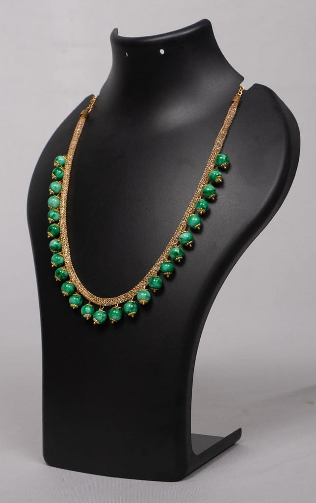 SONCHIRAIYA AP MEPMA GREEN BEADS CHAIN