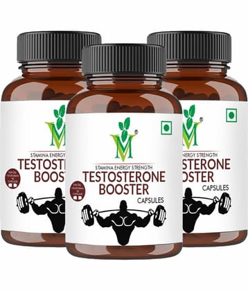 Testosteron Booster Veg. Capsules Pack of 3 - 90's