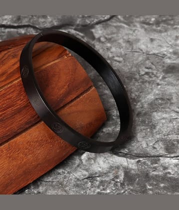 FASHION FRILL Black Bracelet ( Pack of 1 )