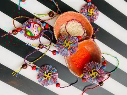 The Classic Swastik Rakhi - 1 piece