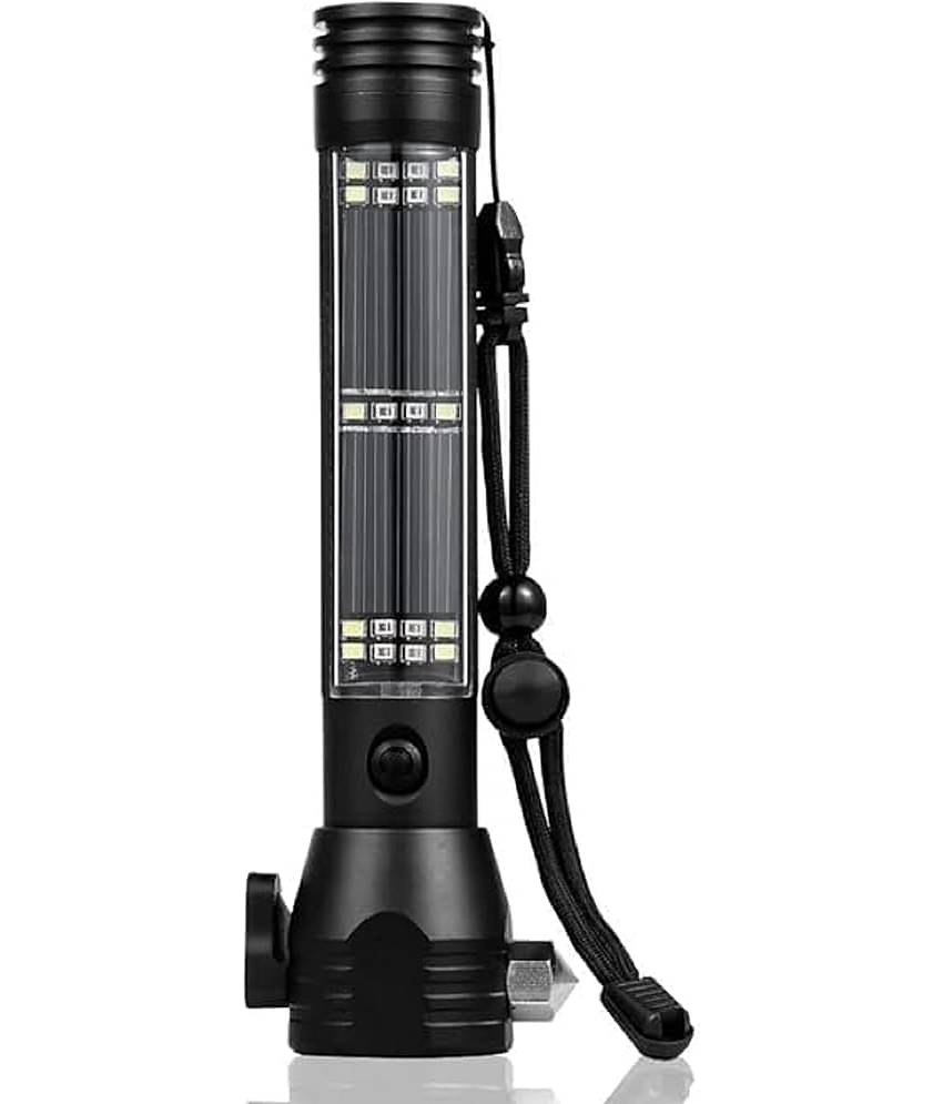 RIVERNEST - 5W Rechargeable Flashlight Torch ( Pack of 1 )