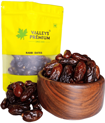 Valleys Premium Irani Rabbi Dates (Khajoor) 800 g