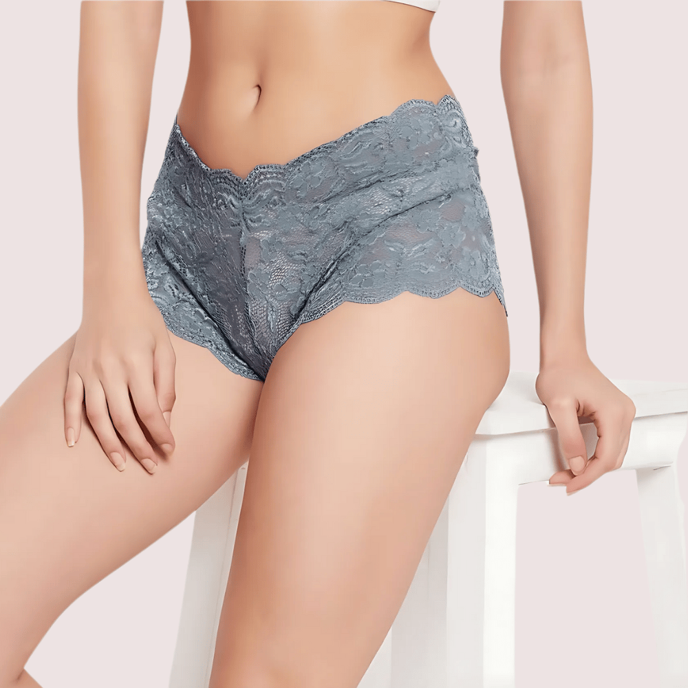 Lace Solid Women's Boy Shorts - Shorts | Buy online on ZillyBuy