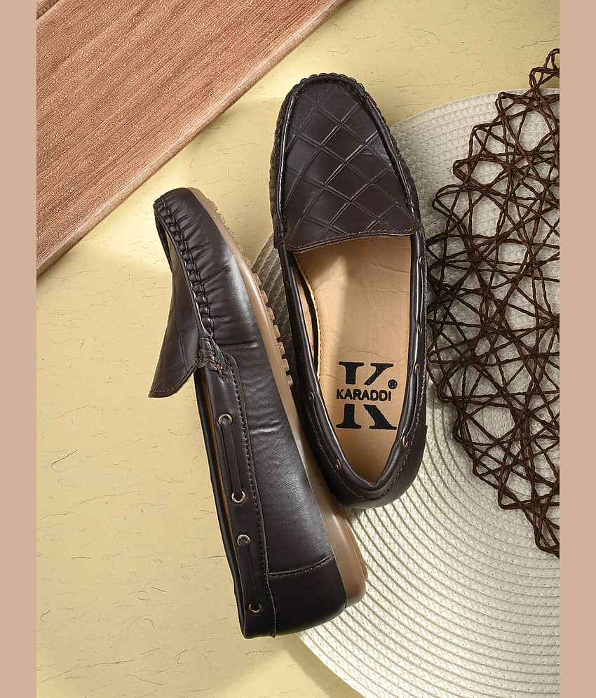 KARADDI Black Women's Loafers
