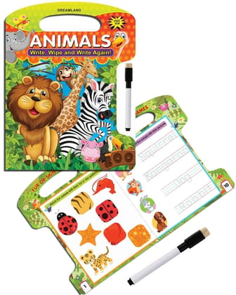05. Write,wipe & Write Again - Animals [Paperback] Dreamland Publications
