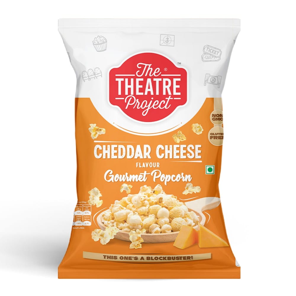 TTP Gourmet  Cheddar Cheese Popcorn - 60 gms