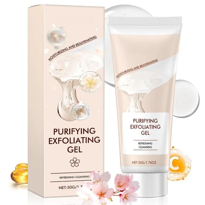 ELHAE Purifying Exoliating Gel | Deep Pore Cleansing & Skin Rejuvenation Gel with Vitamin C & Moisturizing Extracts | Removes Dead Skin, Brightens Complexion ๏ฟฝ 50g ELHAE Purifying Exoliating Gel | Deep Pore Cleansing & Skin Rejuvenation Gel with Vitamin C & Moisturizing Extracts | Removes Dead Skin, Brightens Complexion ๏ฟฝ 50g