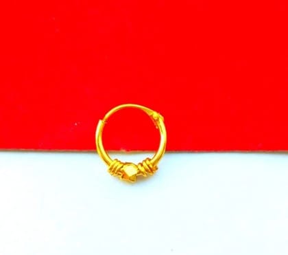 Half Ring Nose Ring With Latkan