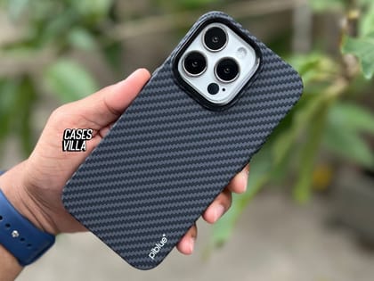 iPhone 14 Series Cover - Real Aramid Kevilar Case with Ultra Thin Carbon Fiber-iPhone 14 Pro / Black