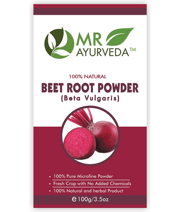 MR Ayurveda BeetRoot Powder for Skin & Hair Care Face Pack Masks 100 gm