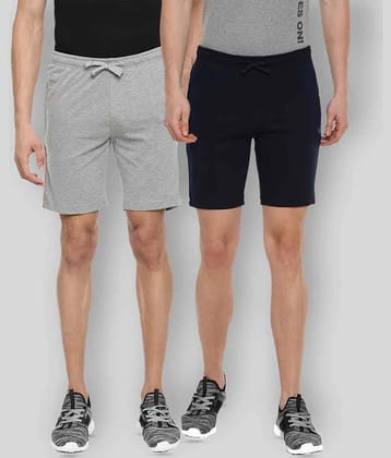 Dollar - Multi Cotton Blend Men's Shorts ( Pack of 2 )