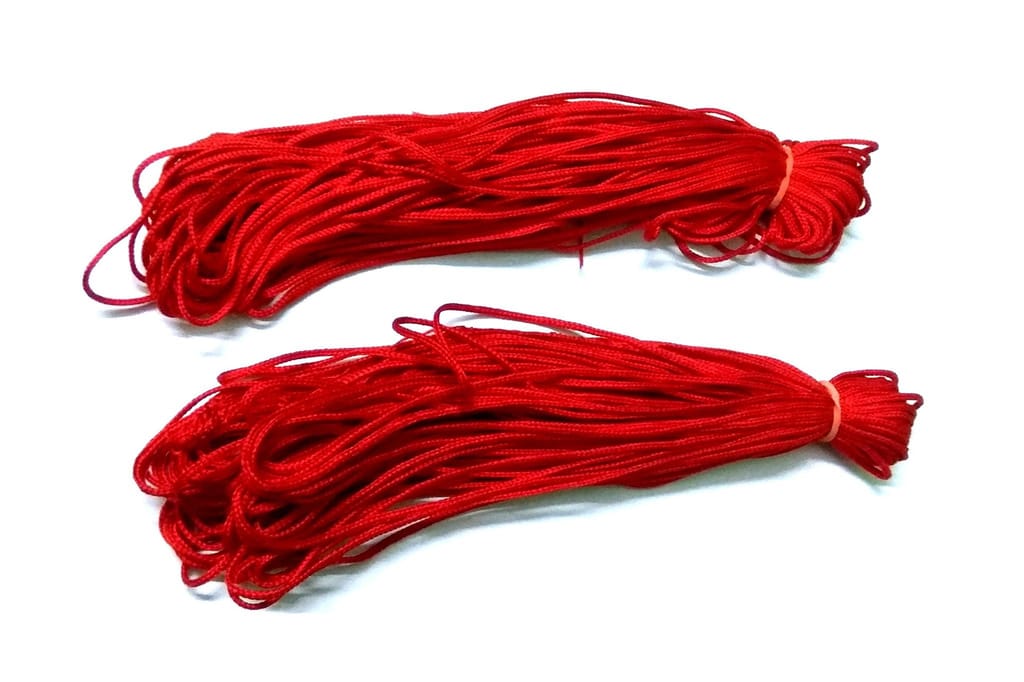 Nawani Religious Red Silk Thread Nazar Dhaga 25 Metres (2 Set) - Pooja Needs | Buy online on ZillyBuy