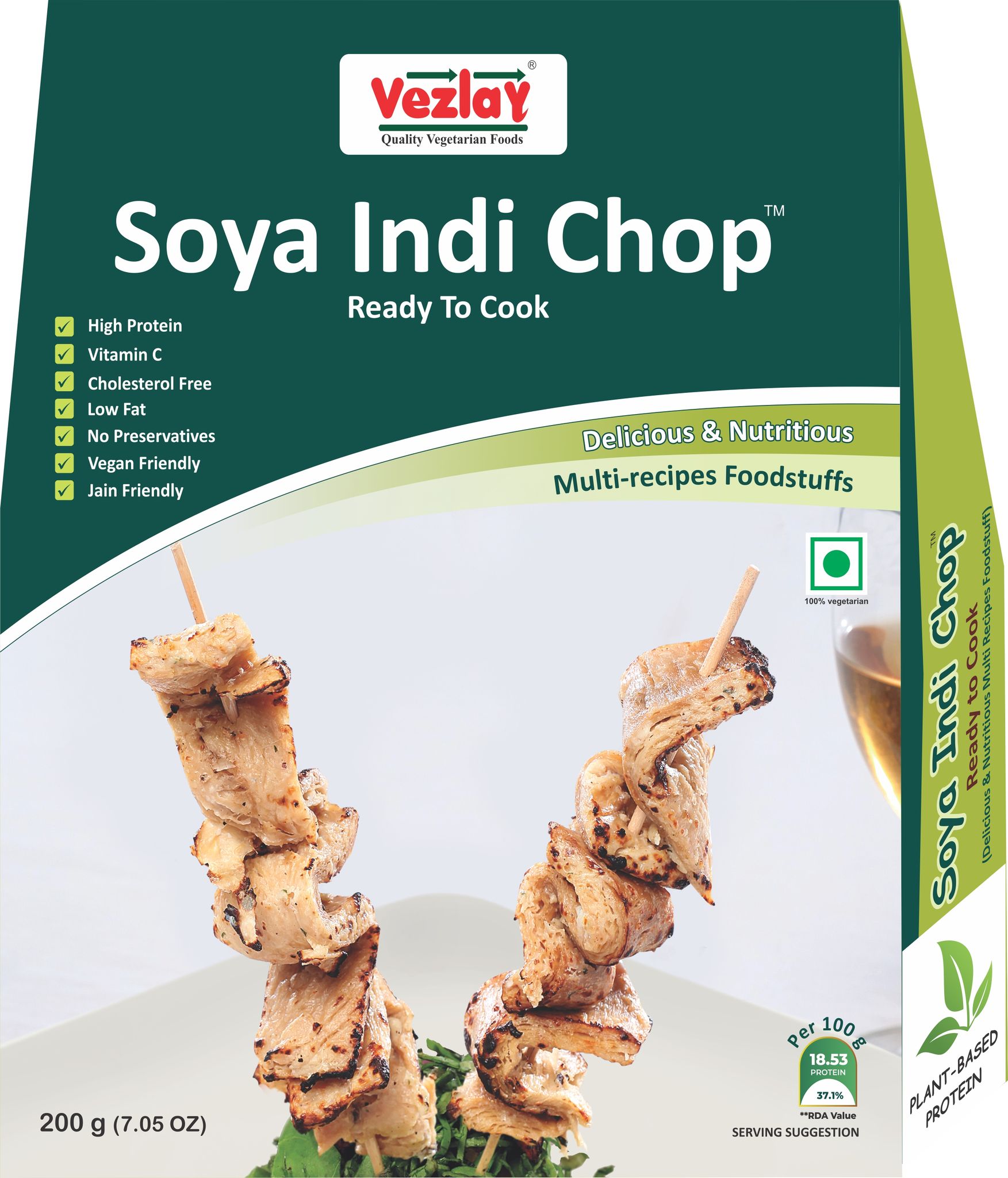 Vezlay Soya Indi Chop, 200 gm