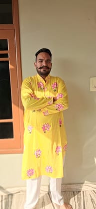 Hand-Painted Single Shirt / Kurta