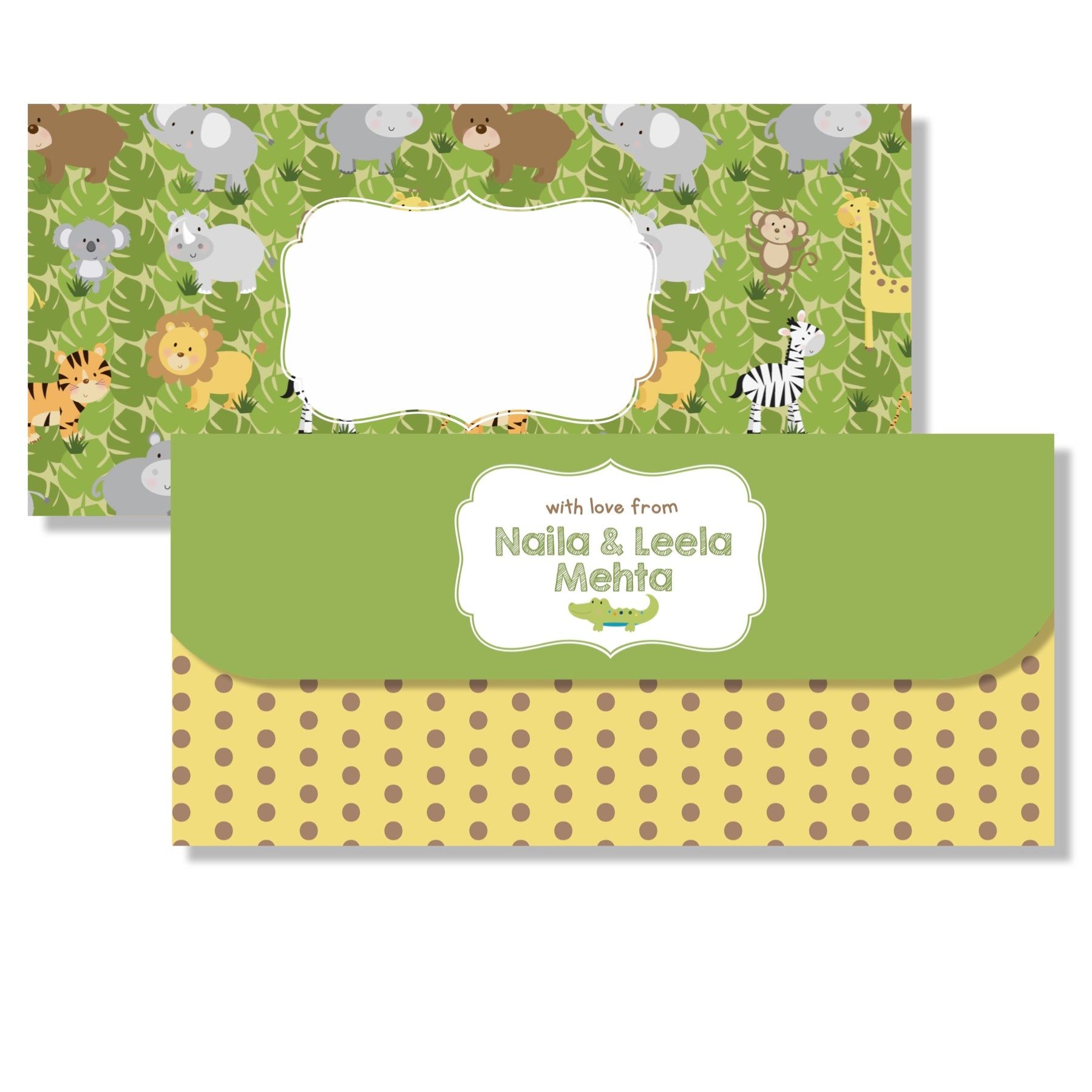 Gift Envelopes - Animal Safari-20